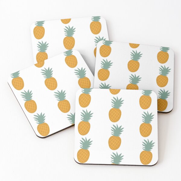 Item preview, Boho Aesthetic Pineapple Mustard, Sage, White Background designed and sold by DesignLabMedia.