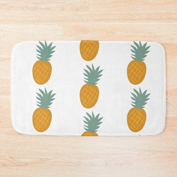 Item preview, Boho Aesthetic Pineapple Mustard, Sage, White Background designed and sold by DesignLabMedia.