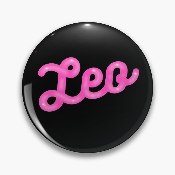 Item preview, Leo - Astrological Sign in Pink Shiny Letters designed and sold by Gerhanj.
