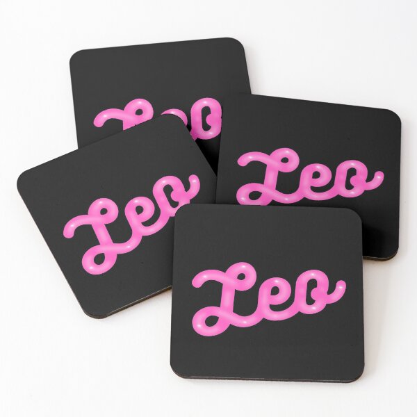 Item preview, Leo - Astrological Sign in Pink Shiny Letters designed and sold by Gerhanj.