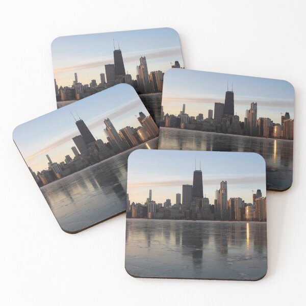 Item preview, Icy Chicago Sunrise designed and sold by RILEY J MEDIA.