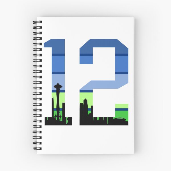 Item preview, Seattle 12's Football Sports Fan Cityscape skyline designed and sold by UpwardSpin.