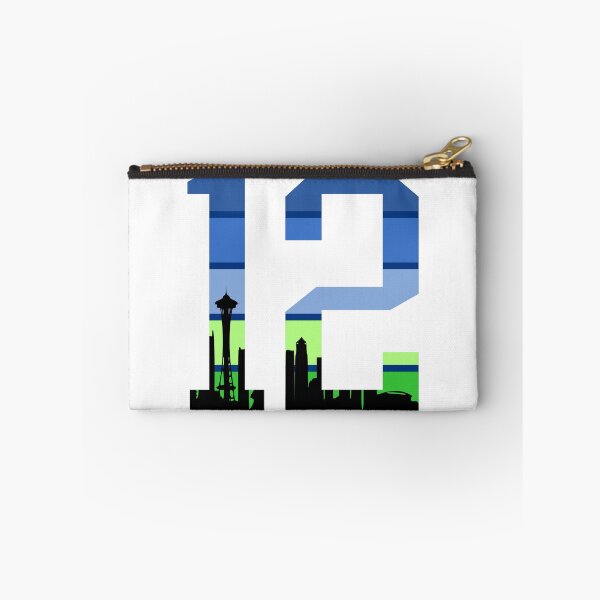 Item preview, Seattle 12's Football Sports Fan Cityscape skyline designed and sold by UpwardSpin.