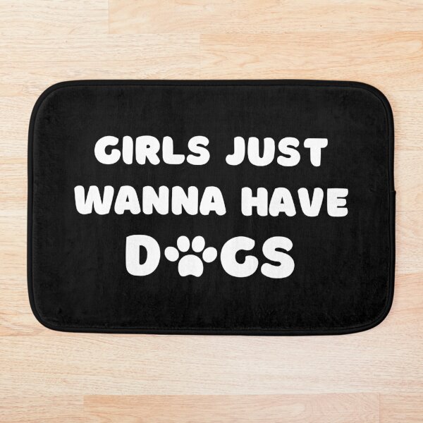 Item preview, Girls Just Wanna Have Dogs designed and sold by SimpleUniverse.