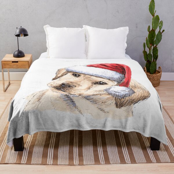Item preview, Labrador Retriever with Santa Claus hat designed and sold by deepakrode7.