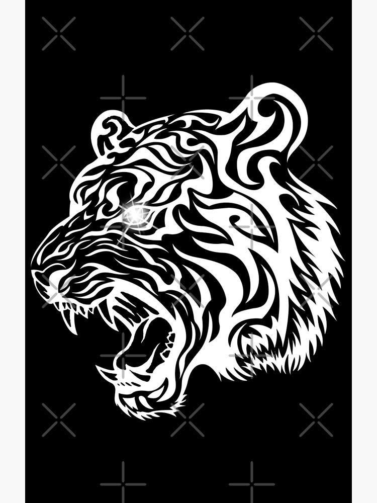 "White Bengal Tiger" Poster for Sale by SilvinaNoemi | Redbubble