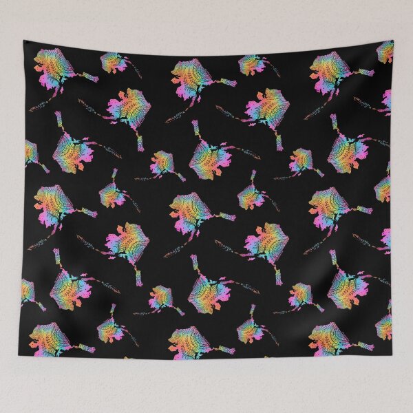Item preview, Rainbow Tie Dye Alaska on Black designed and sold by Artbybrittneyk.