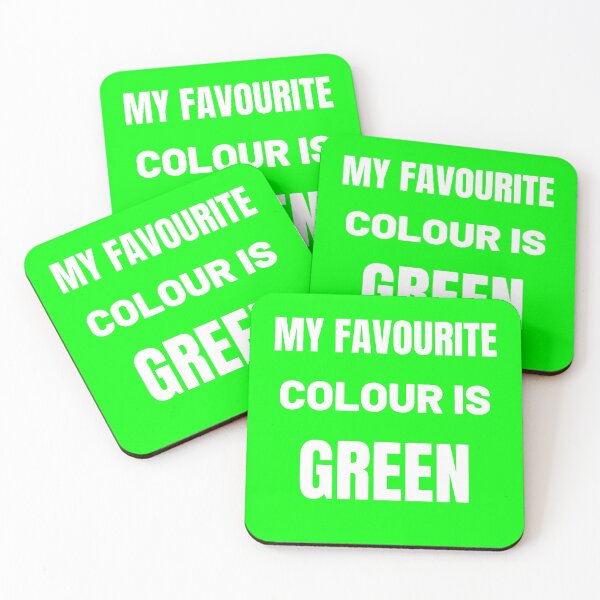 Item preview, My favourite colour is Green designed and sold by fev-rocks.