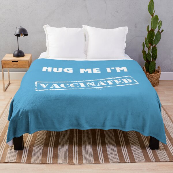 Item preview, Hug Me I'm Vaccinated - Funny Motivational Vintage Design for Pro Vaccine Pro Vaccination Pro Immunization Women Men and Kids Who Are Pro Vax Advocates - Gift for Vaccinated Doctors and Nurses designed and sold by WG-Factory.