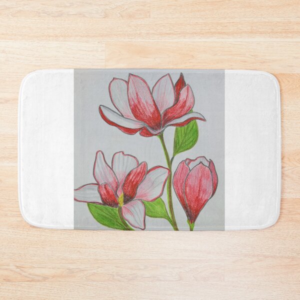 Item preview, three magnolias designed and sold by AliceWolfgang.