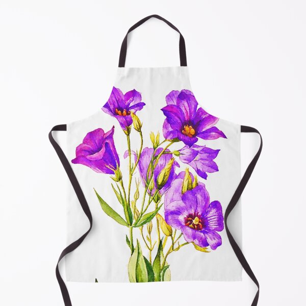 Item preview, Texas Bluebell Eustoma Russellianum Watercolor painting designed and sold by Terry Bain.