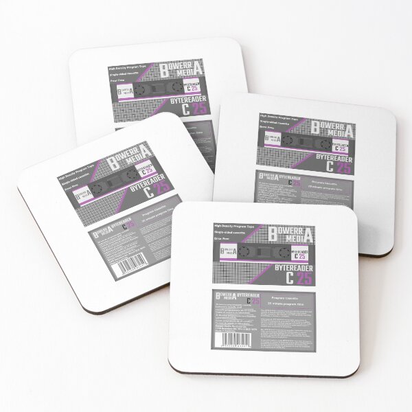 Item preview, Bowerr Media Bytereader C25 Computer Cassette (front and back) designed and sold by B-96-J.