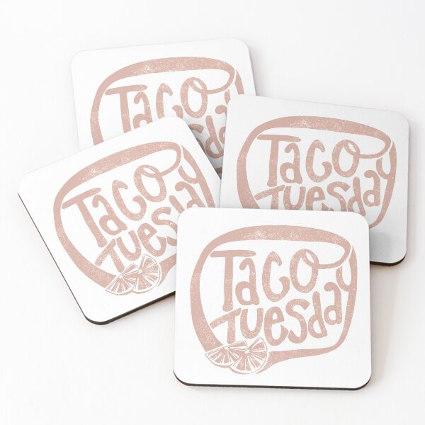 Item preview, Taco Tuesday Blush Pink designed and sold by AmyJCreative.