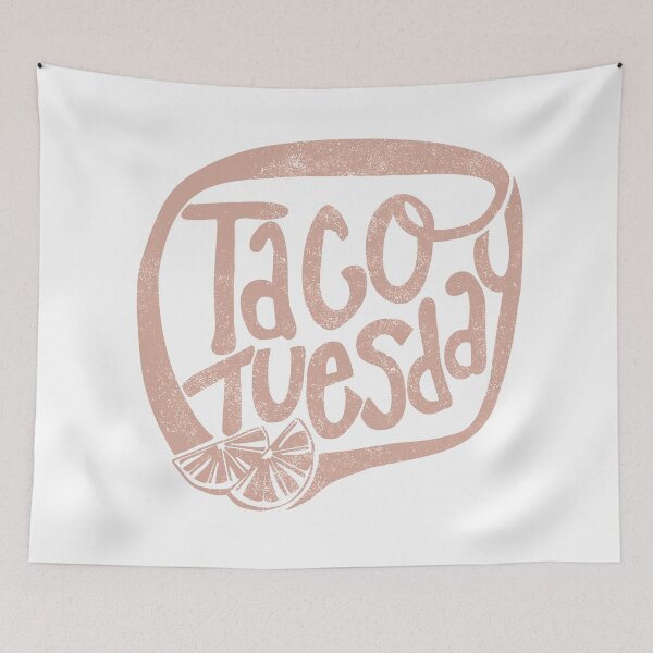 Item preview, Taco Tuesday Blush Pink designed and sold by AmyJCreative.