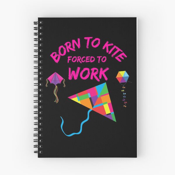 Item preview, Born To Kite Forced To Work Kite Flying Design designed and sold by WoodburyLake.