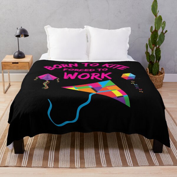 Item preview, Born To Kite Forced To Work Kite Flying Design designed and sold by WoodburyLake.