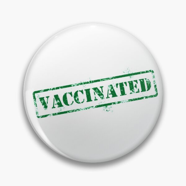 Item preview, Vaccinated - Green Stamp - Funny Motivational Vintage Design for Pro Vaccine Pro Vaccination Pro Immunization Women Men and Kids Who Are Pro Vax Advocates - Gift for Vaccinated Doctors and Nurses designed and sold by WG-Factory.