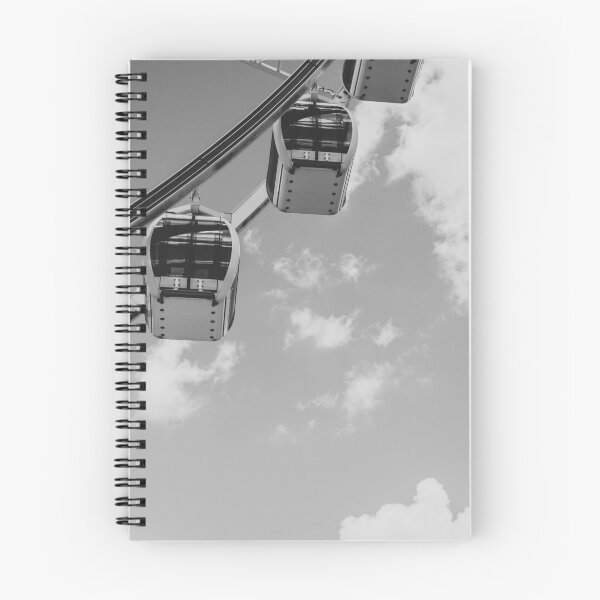 Item preview, Observation wheel on blue sky, black and white version designed and sold by resket.
