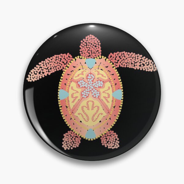 Item preview, Tortuga marina (coral) designed and sold by MSwiftDesigns.