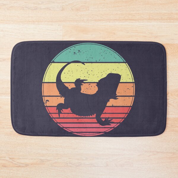 Item preview, Bearded Dragon Vintage Retro Sunset designed and sold by faudeltn.