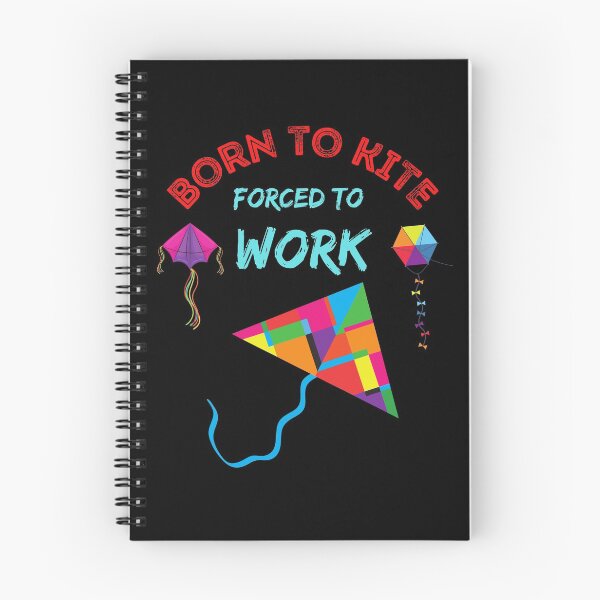 Item preview, Born To Kite Forced To Work Kite Flying Design designed and sold by WoodburyLake.