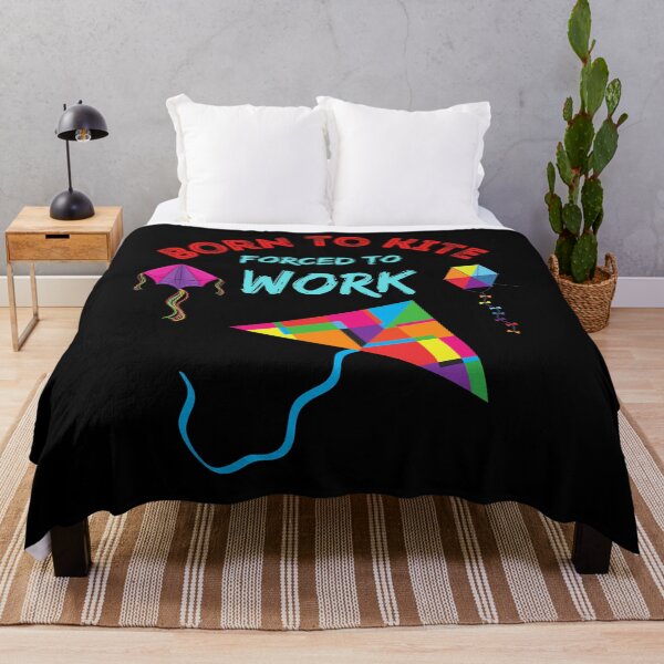 Item preview, Born To Kite Forced To Work Kite Flying Design designed and sold by WoodburyLake.