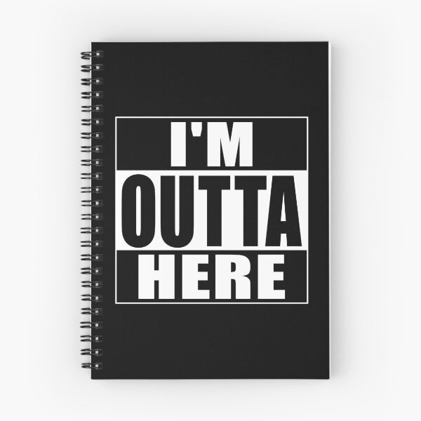 Item preview, I'm Outta Here designed and sold by Paulina Vanlife.