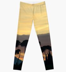 Sunset from Pineta, Lago Trasimeno Leggings