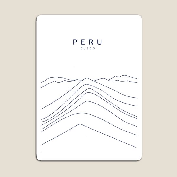 Artikelvorschau, Peru-Cusco-Reiseplakat entworfen und verkauft von Arctic frame studio.
