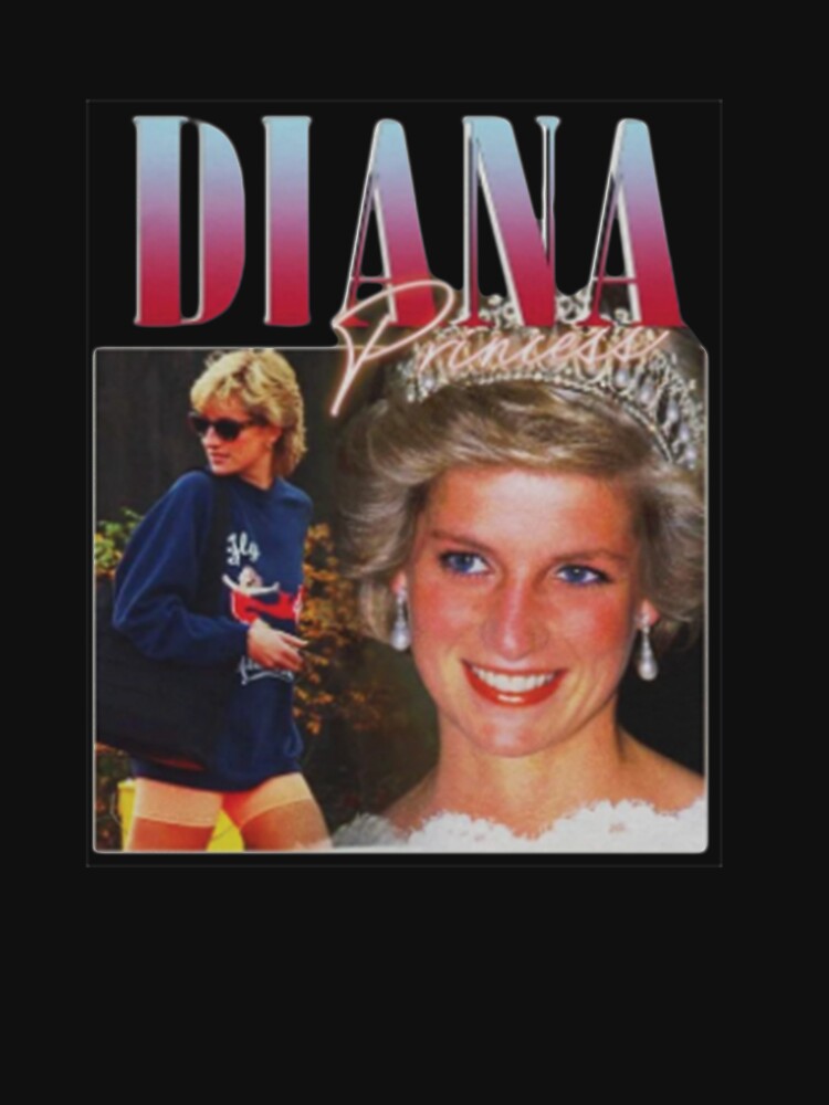 PRINCESS DIANA Rap Hip Hop Princess Diana 90s Retro Vintage by cercleshop