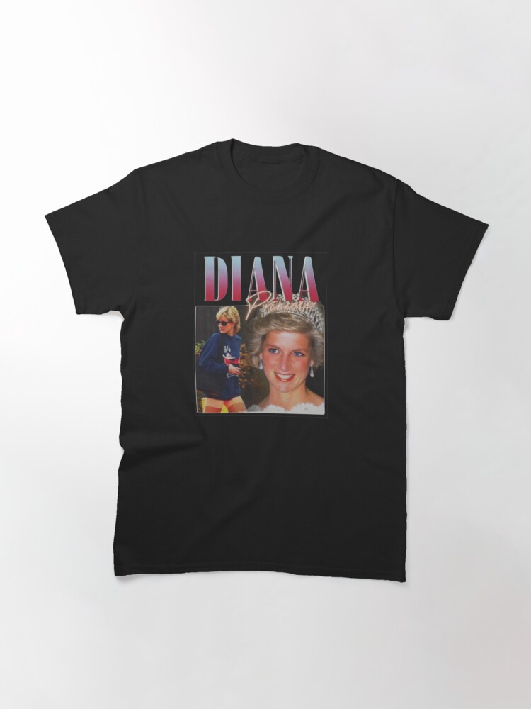 Alternate view of PRINCESS DIANA Rap Hip Hop Princess Diana 90s Retro Vintage Classic T-Shirt