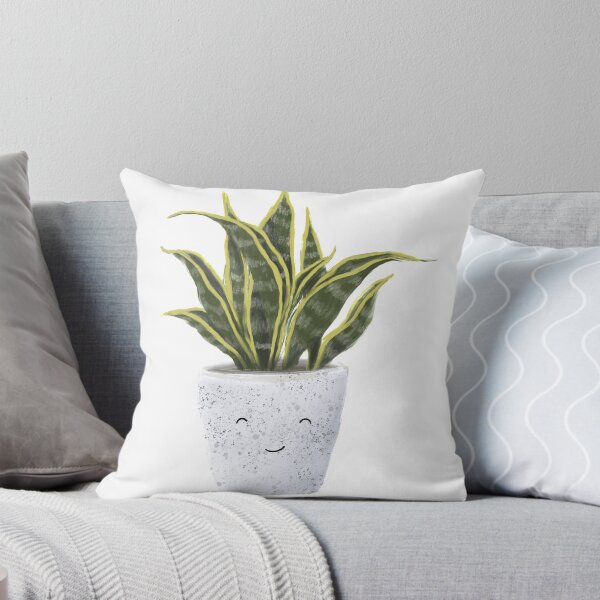 Item preview, Happy snake plant  designed and sold by DesignTreasure.
