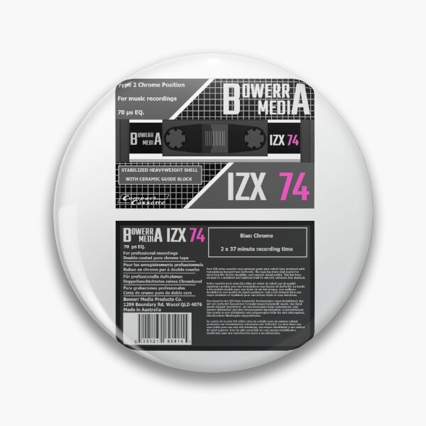 Artikelvorschau, Bowerr Media IZX 74 Typ 2 Kassette (Vorder- und Rückseite) entworfen und verkauft von B-96-J.