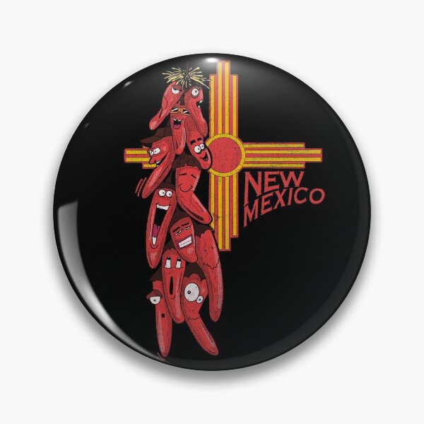 Item preview, Chile Ristra Characters With Zia Symbol New Mexico designed and sold by Tai Chan.