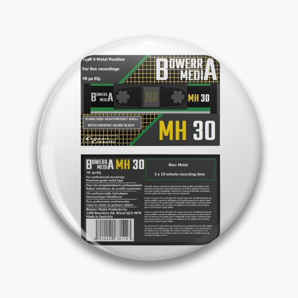 Item preview, Bowerr Media MH 30 Type 4 Cassette (front and back) designed and sold by B-96-J.