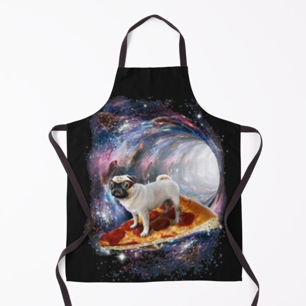 Item preview, pug on pizza designed and sold by THISPUGVIBE.