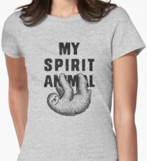 Sloth - my spirit animal Women's Fitted T-Shirt
