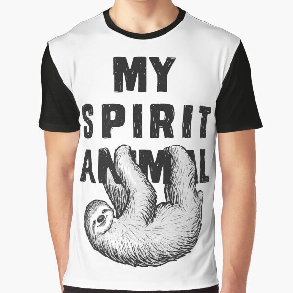 Mens Funny Lazy T Shirt My Spirit Animal Is A Sloth Novelty Joke Teenager Tshirt Mens Funny Lazy T Shirt My Spirit Animal Is A Sloth Novelty Joke Teenager Tshirt