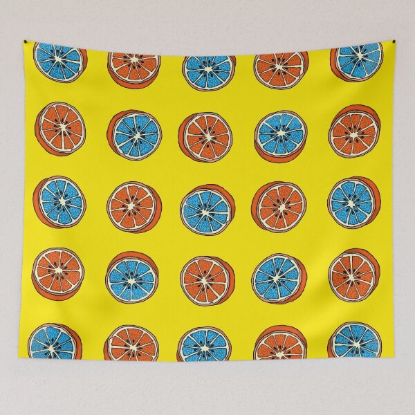Item preview, ORANGE FRUIT YELLOW PATTERN designed and sold by vagonart.