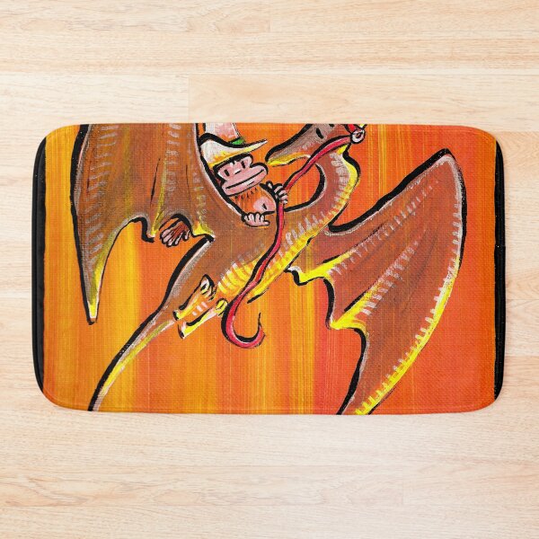 Item preview, Cowboy Ape Tames Pterodactyl designed and sold by Walter Moore.