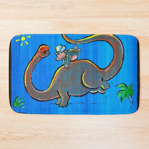 Item preview, Cowboy Ape Rides Bucking Brontosaurus designed and sold by Walter Moore.