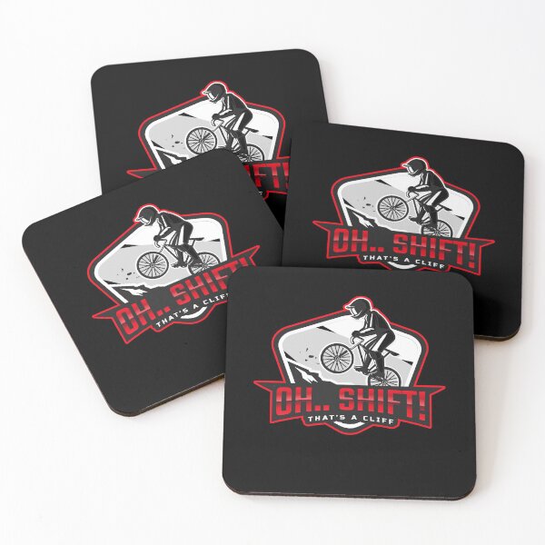 Item preview, Oh Shift, Mountain Biking Joke Shirt designed and sold by jacks-tees.