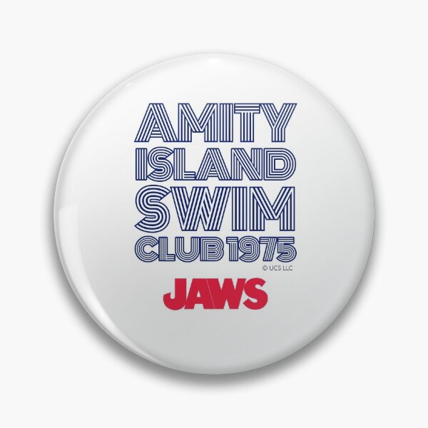 Item preview, JAWS JAWS MOVIE - BEST FILM SHARKS - USA - AMITY ISLAND SWIM CLUB 1975 designed and sold by Tropical Blood.