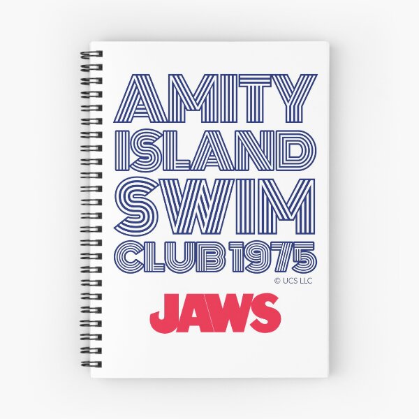 Item preview, JAWS JAWS MOVIE - BEST FILM SHARKS - USA - AMITY ISLAND SWIM CLUB 1975 designed and sold by Tropical Blood.