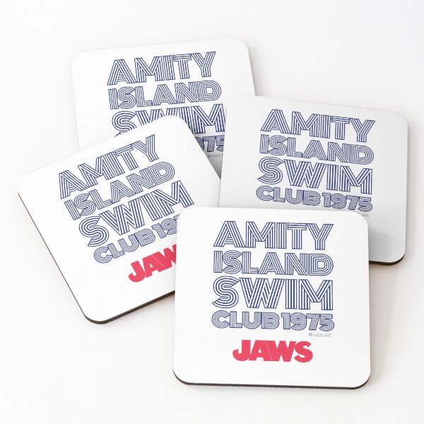 Item preview, JAWS JAWS MOVIE - BEST FILM SHARKS - USA - AMITY ISLAND SWIM CLUB 1975 designed and sold by Tropical Blood.