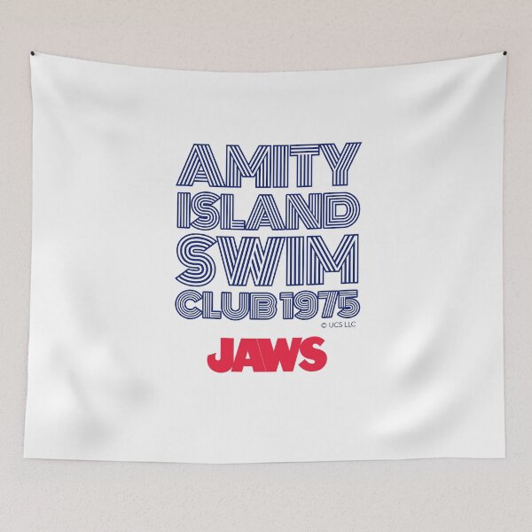 Item preview, JAWS JAWS MOVIE - BEST FILM SHARKS - USA - AMITY ISLAND SWIM CLUB 1975 designed and sold by Tropical Blood.