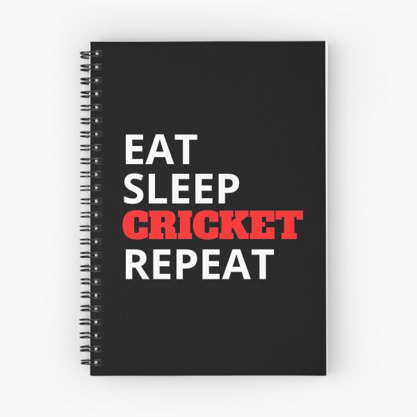 Item preview, Eat Sleep Cricket Repeat designed and sold by HobbyRoost.