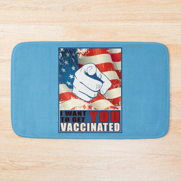 Item preview, Quiero que se vacune - Diseño motivacional patriótico de EE. UU. Para Pro Vaccine Pro Vaccination Pro Immunization Mujeres Hombres que son defensores de Pro Vax - Regalo para médicos y enfermeras - Póster motivacional designed and sold by WG-Factory.