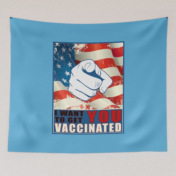 Artikelvorschau, Ich möchte, dass Sie geimpft werden - US Patriotisches Motivationsdesign für Pro-Impfstoff Pro-Impfung Pro-Immunisierung Frauen Männer, die Pro-Vax-Anwälte sind - Geschenk für Ärzte und Krankenschwestern - Motivationsplakat entworfen und verkauft von WG-Factory.