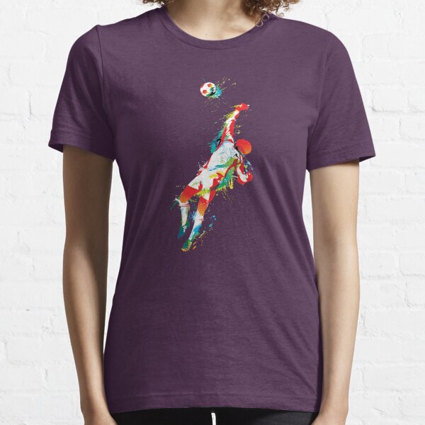 Colorful splash soccer goal keeper Essential T-Shirt